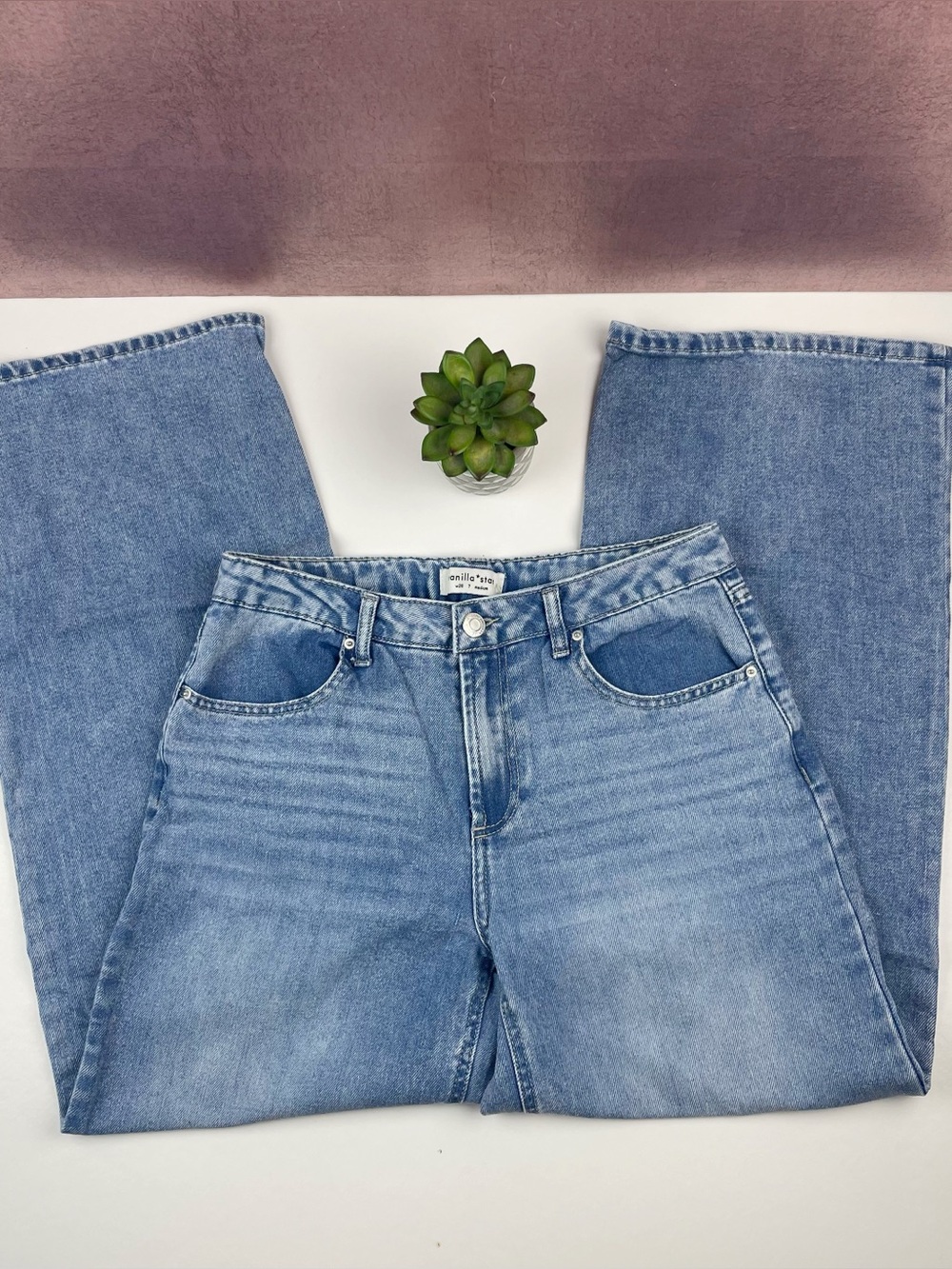 Vanilla Star Blue Denim Jeans Women Medium Size 28